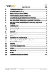 Powerplus POWXG4050 Handleiding