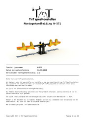 TNT W-571 Montagehandleiding