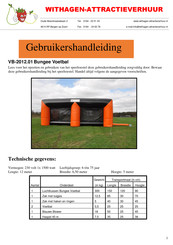 Withagen-Attractieverhuur VB-2012.01 Gebruikershandleiding