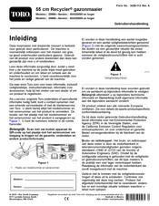 Toro Recycler 20956 Gebruikershandleiding