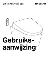 Geberit AQUACLEAN SELA Gebruiksaanwijzing