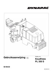 Dynapac PL 350 S Gebruiksaanwijzing