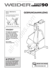 Weider EASY COMPACT 90 Gebruiksaanwijzing