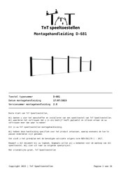 TNT D-681 Montagehandleiding