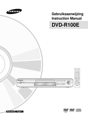 Samsung DVD-R100E Gebruiksaanwijzing