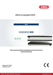 Abus embedded NVR10020 Gebruikershandleiding