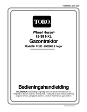 Toro 71240 Bedieningshandleiding