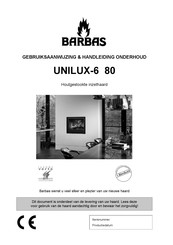 Barbas UNILUX-6 80 Gebruiksaanwijzing & Handleiding Onderhoud