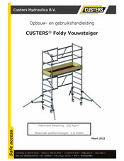 Custers Foldy Opbouw- En Gebruikshandleiding