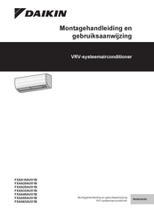 Daikin FXAA63AUV1B Montagehandleiding