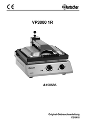 Bartscher VP3000 1R Gebruiksaanwijzing