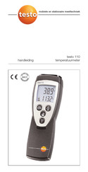 TESTO 110 Handleiding