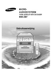 Samsung MM-ZB7 Gebruiksaanwijzing