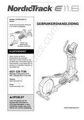 NordicTrack E11.6 Gebruikershandleiding