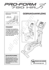 Pro-Form PFEVEL5986.0 Gebruiksaanwijzing