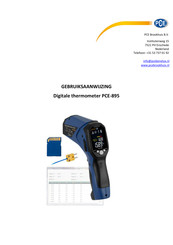 PCE Instruments PCE-895 Gebruiksaanwijzing