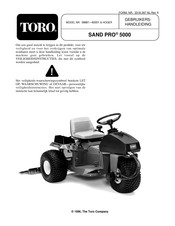 Toro SAND PRO 5000 Gebruikershandleiding