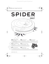 Dirt Devil SPIDER M607 Bedieningshandleiding