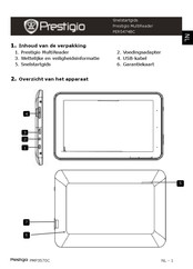 Prestigio MultiReader PER5474BC Snelstartgids