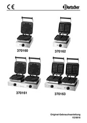 Bartscher 370162 Gebruiksaanwijzing