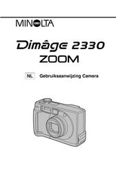 Minolta Dimage 2330 ZOOM Gebruiksaanwijzing