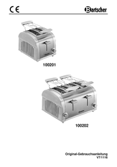 Bartscher 100202 Gebruiksaanwijzing