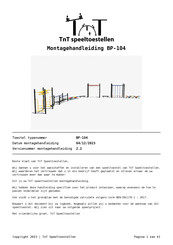 TNT BP-104 Montagehandleiding