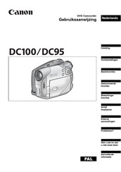 Canon DC100 Gebruiksaanwijzing