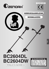 Zenoah BC2604DL Gebruiksaanwijzing