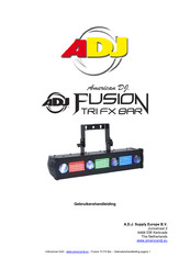 ADJ FUSION TRI FX BAR Gebruikershandleiding