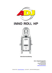 ADJ INNO ROLL HP Gebruikershandleiding