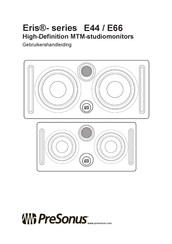 PRESONUS Eris E66 Gebruikershandleiding