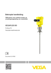 Vega VEGAFLEX 83 Beknopte Handleiding