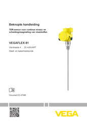 Vega VEGAFLEX 81 Beknopte Handleiding