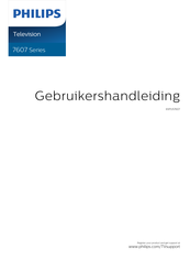 Philips 65PUS7607 Gebruikershandleiding