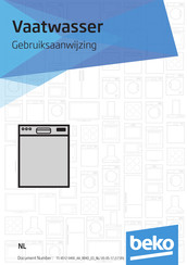 Beko DIN26420 Gebruiksaanwijzing