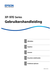 Epson XP-970 Series Gebruikershandleiding