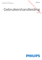 Philips 4503 Series Gebruikershandleiding