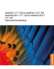 Lenovo IdeaPad 1 11IGL05 Gebruikershandleiding