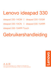 Lenovo ideapad 330L-15ICN Gebruikershandleiding