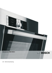 Bosch HBG73B550 Gebruiksaanwijzing