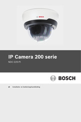 Bosch Security 200 Seirs Installatie- En Bedieningshandleiding