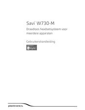 Plantronics Savi W730-M Gebruikershandleiding