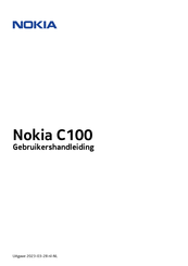 Nokia C100 Gebruikershandleiding