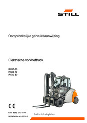 Still RX60-60 Oorspronkelijke Gebruiksaanwijzing