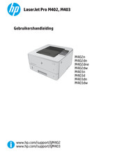 HP M402dn Gebruikershandleiding