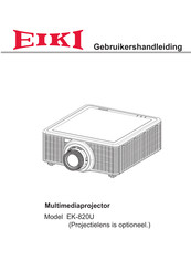 Eiki EK-820U Gebruikershandleiding