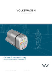 Volkswagen VAS 6558/10-2 Gebruiksaanwijzing