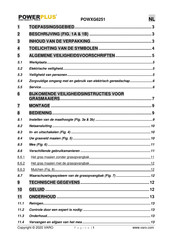 Powerplus POWXG6251 Handleiding