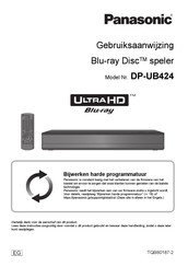 Panasonic DP-UB424 Gebruiksaanwijzing